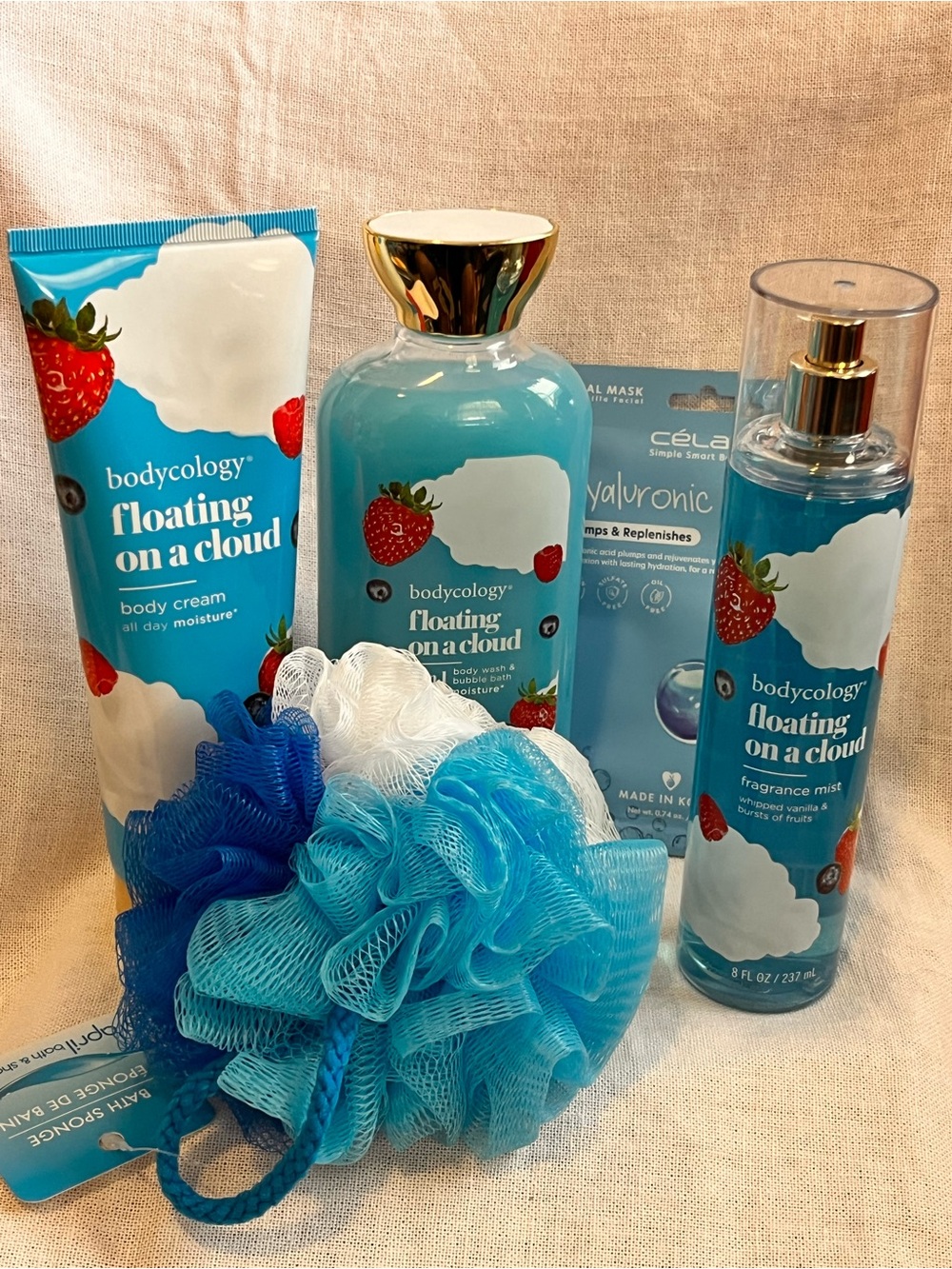 Bodycology Floating on a Cloud Blue Body Care Bundle